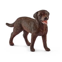 SCHLEICH - FEMELLE LABRADOR RETRIEVER BRUN FONCÉ #13834